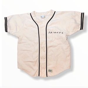RARE Vintage 90s NBC FRIENDS Television Show Cast & Crew Baseball Roots Jersey